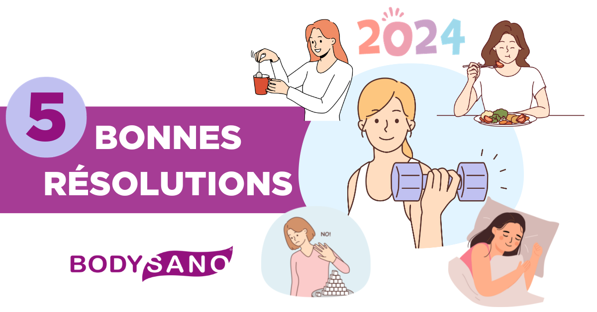 Les 5 bonnes résolutions pour 2024 🏃‍♀️