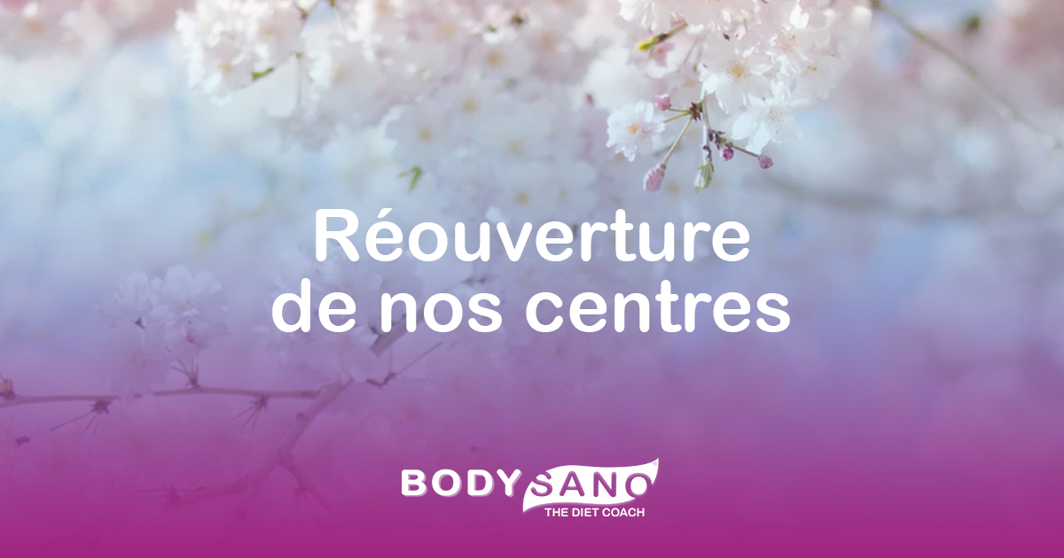 Déconfinement – Réouverture des centres BodySano