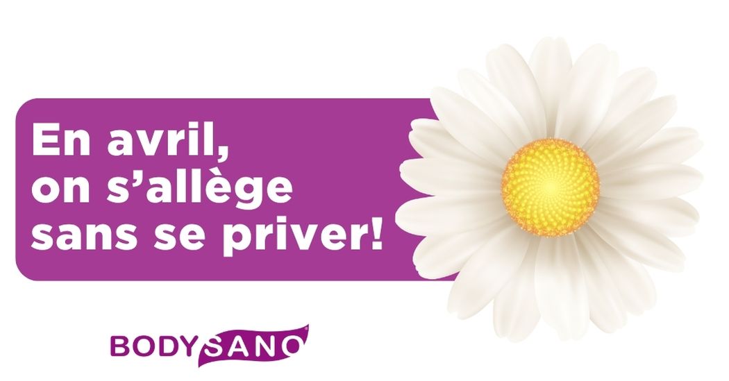 En avril, on s’allège sans se priver !