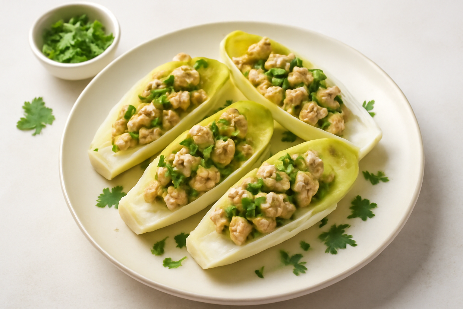 Endives Farcies au Poulet