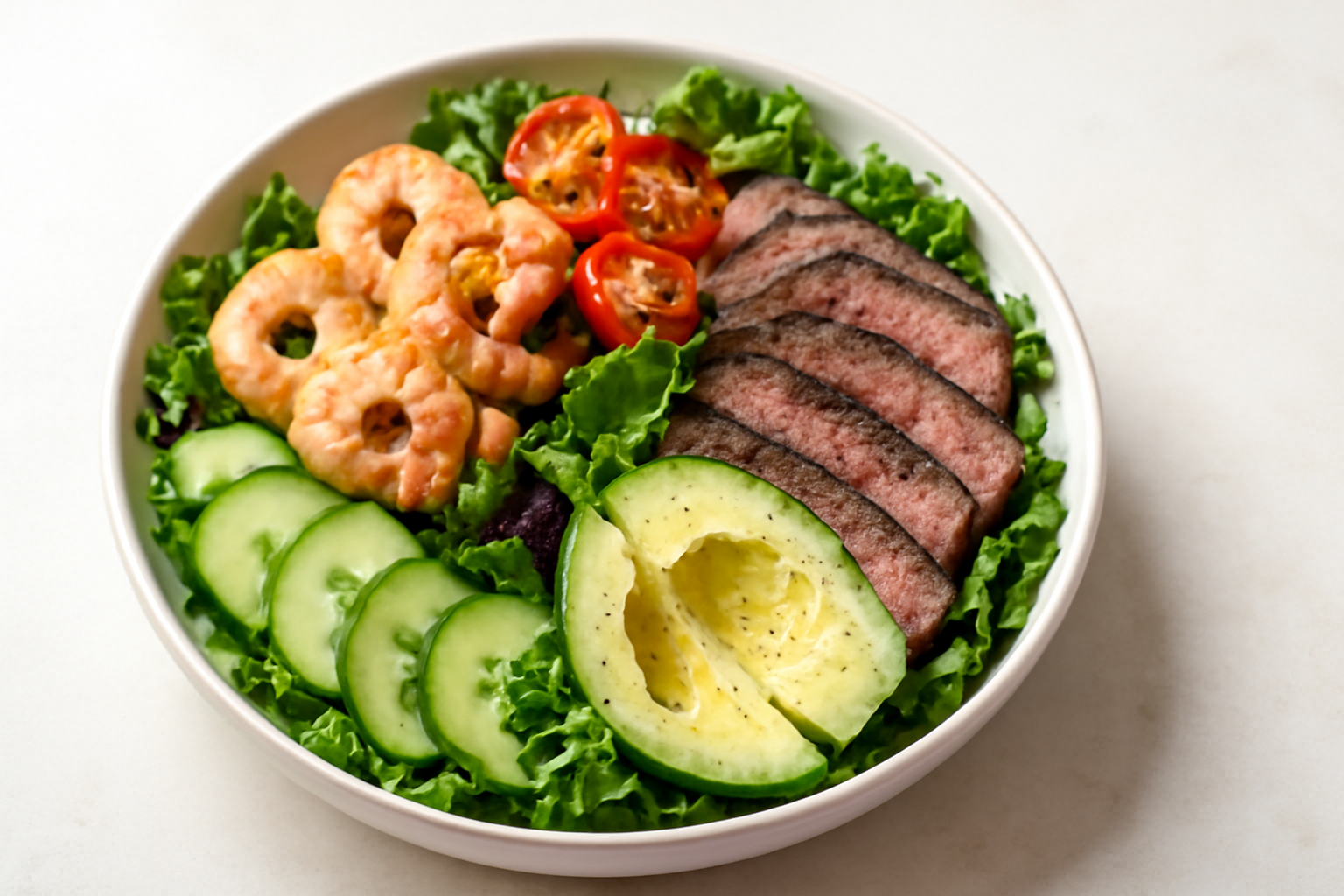 Salade Terre Mer délicieuse