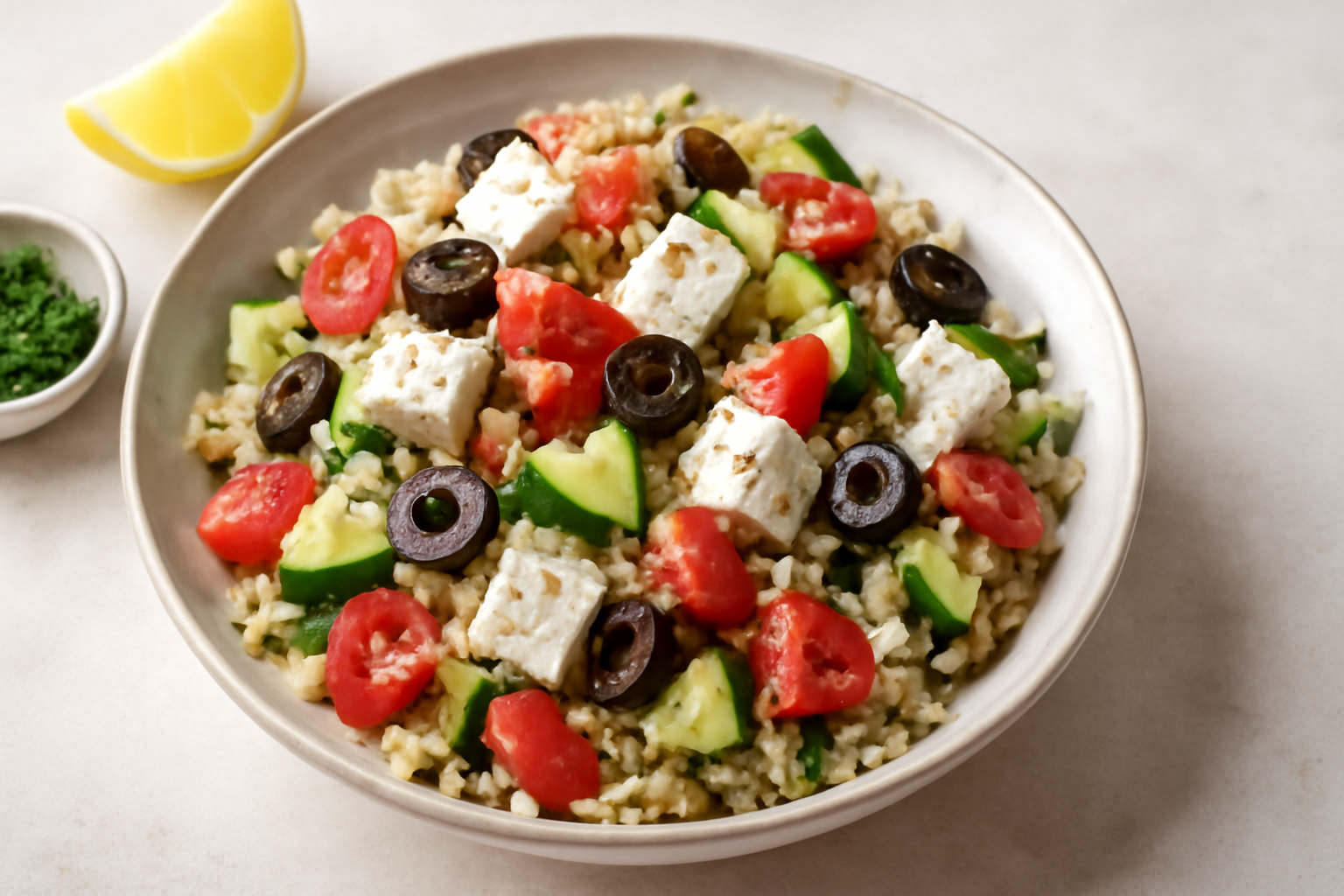 Salade Grecque au Boulghour