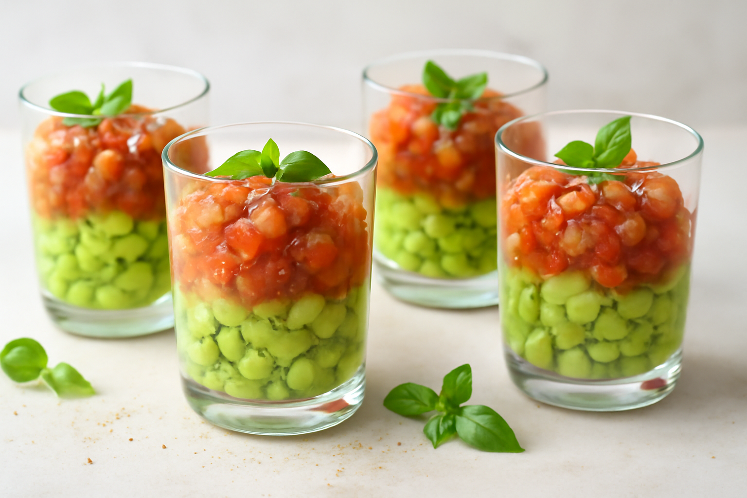 Verrines Tomate-Avocat